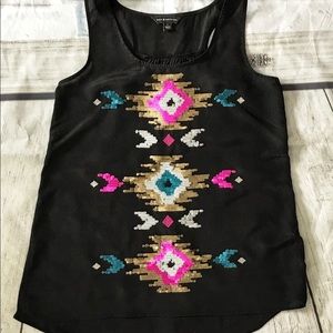Black Sequin Tank